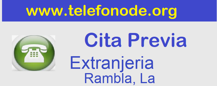 Cita Previa NIe y Huellas Rambla, La